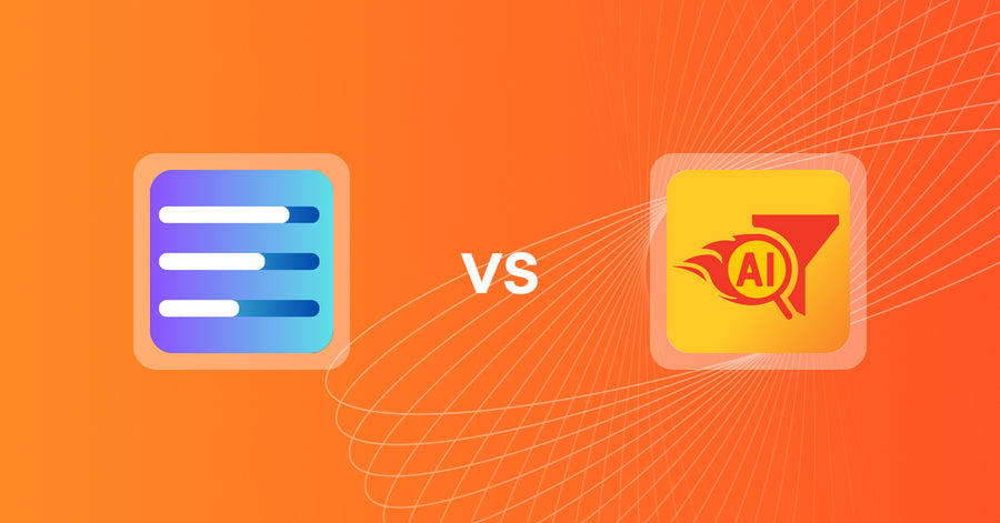 Shopify Upsell and Cross-sell Apps: Progress Bar Upsell ‑ Cypher vs Rapid AI Search Bar & Filter