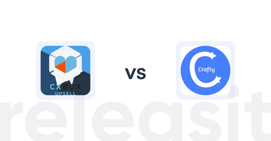 Shopify Upsell and Cross-sell Apps: CXBOX vs Product Recommendations‑Crafty