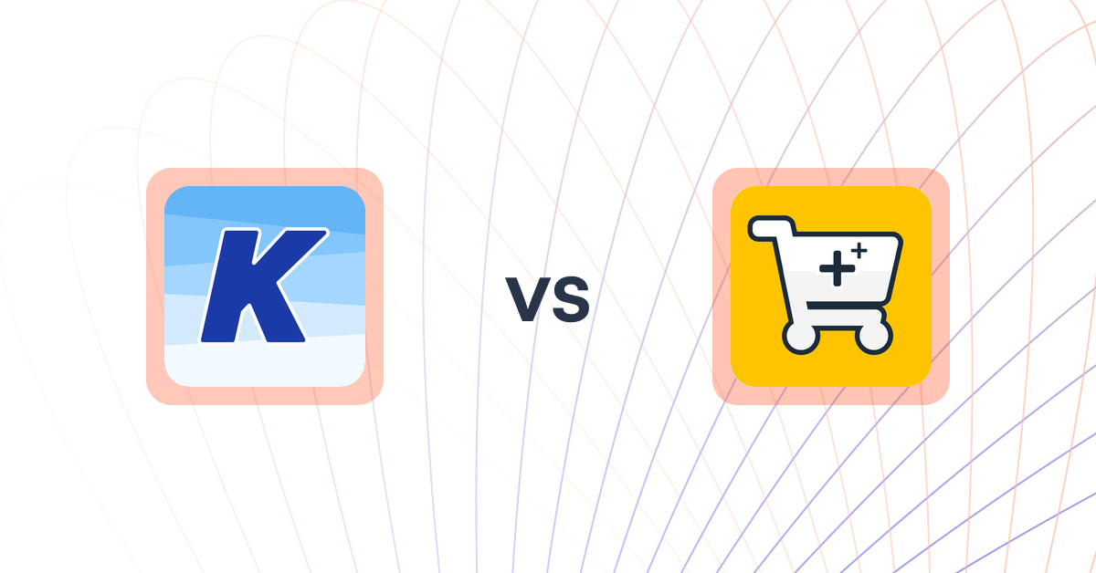 Shopify Upsell and Cross-Sell Apps: K: Cross Sell Related Products vs Amai Upsell+ Volume Discounts