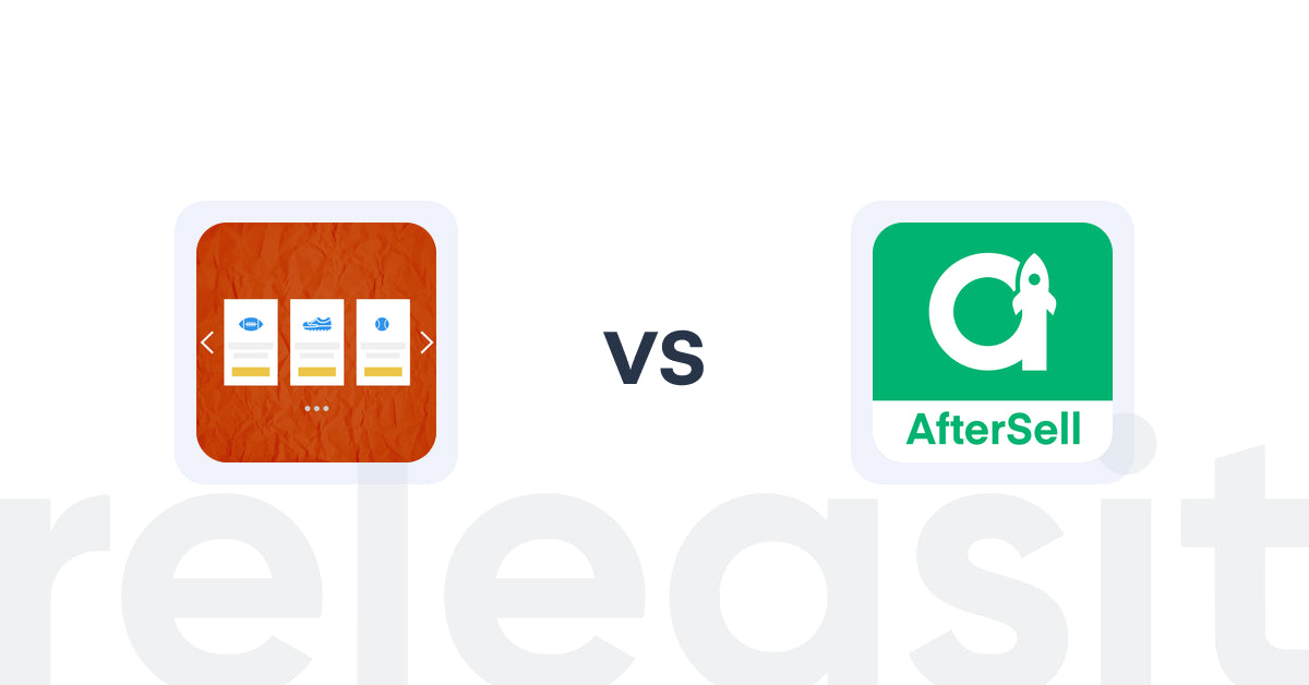 Shopify Upsell and Cross-sell Apps: Zify Product Slider | Carousel vs AfterSell Post Purchase Upsell