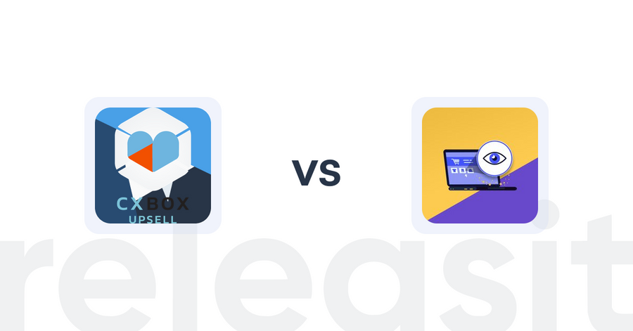 Shopify Upsell and Cross-sell Apps: CXBOX vs ReVisit‑Recent Viewed Products