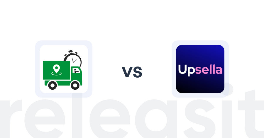 Shopify Upsell and Cross-Sell Apps: Elightwalk Shipping Bar Upsell vs Upsella