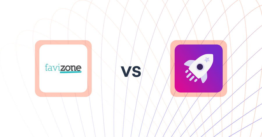 Shopify Upsell and Cross-Sell Apps: Favizone: Upsell & Cross-Sell vs AOV Booster - Bundles & Upsell
