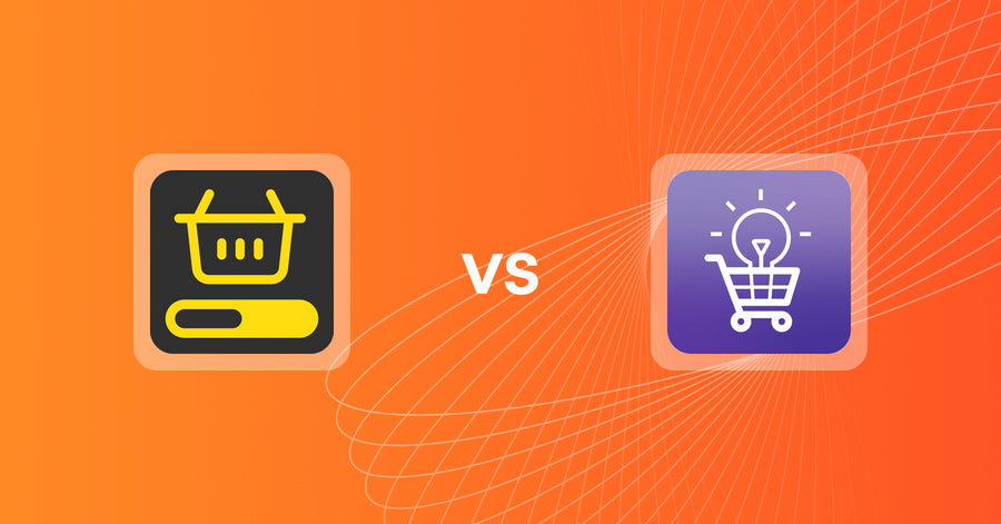 Shopify Upsell and Cross-Sell Apps: MVR Free Shipping Bar & Upsell vs Product Recommendations Magic