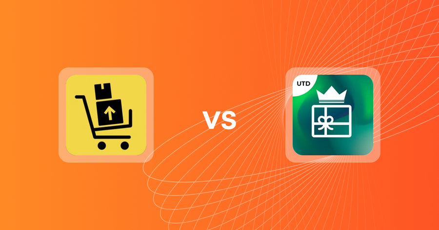Shopify Upsell and Cross-sell Apps: UpsellFly: Checkout Upsells vs Box King: Gift Bundle Builder