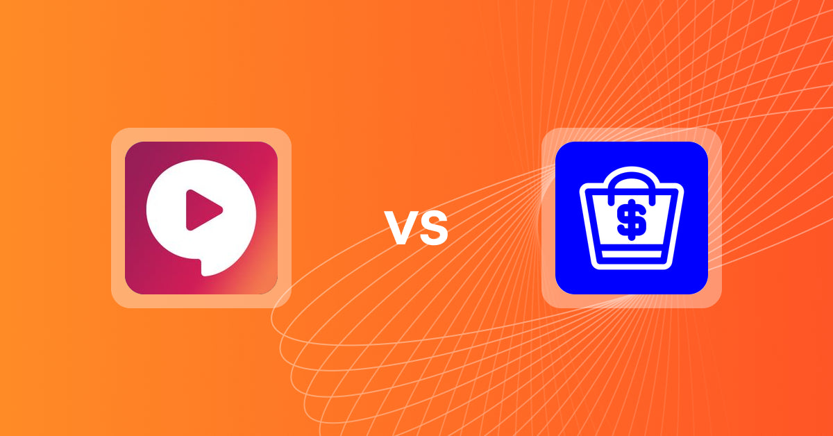 Shopify Upsell and Cross-sell Apps: Live 1:1 Video Chat » Uptok vs. BlueCart ‑ Upsell Progress Bar