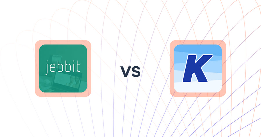 Shopify Upsell and Cross-sell Apps: Jebbit: Quizzes That Convert vs K: Cross Sell Related Products