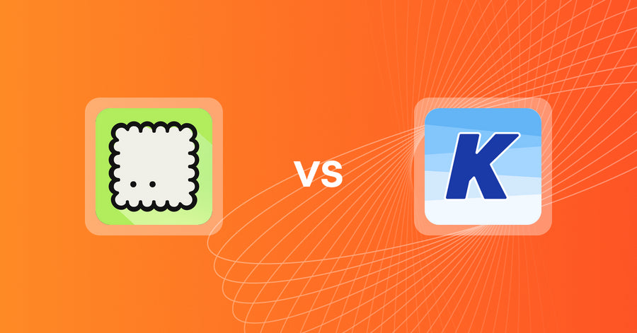 Shopify Upsell and Cross-sell Apps: Biscuits Customizable Bundles vs K: Cross Sell Related Products