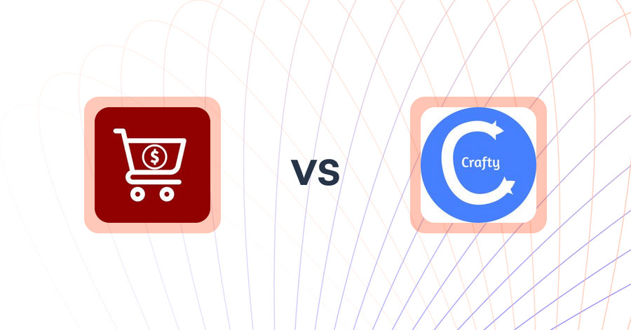 Shopify Upsell and Cross-sell Apps: Cross Sell Upsell Master C1G vs. Product Recommendations-Crafty