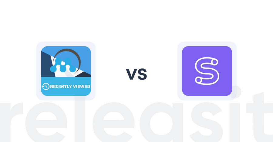 Shopify Upsell and Cross-sell Apps: MeroxIO Recently Viewed Products vs Shopcast: Product Recommender