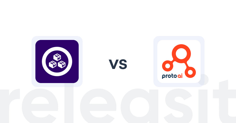 Shopify Upsell and Cross-Sell Apps: MCE: Product Addons & Bundles vs Proto AI Commerce