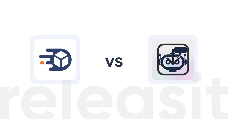 Shopify Upsell and Cross-sell Apps: TrackMage: Tracking & Upsells vs. RevoChat: AI Sales Chatbot