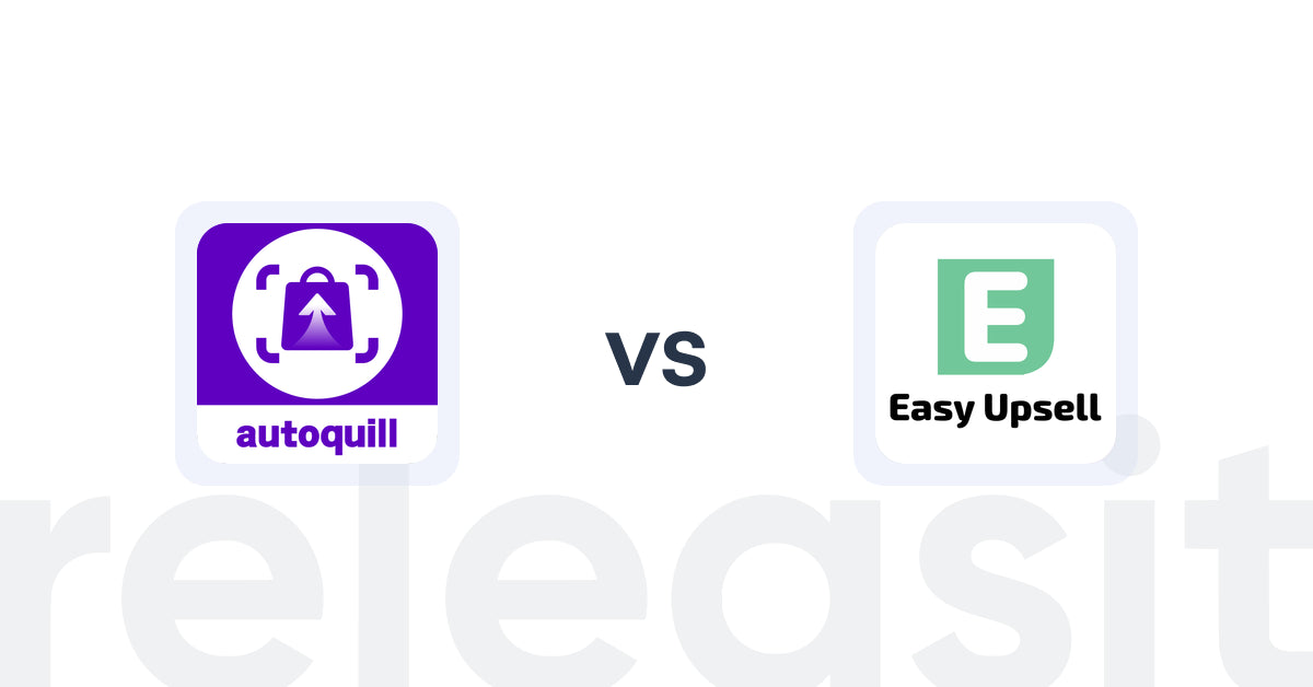 Shopify Upsell and Cross-sell Apps: AI agent Upsell ‑ autoquill vs Easy Upsell