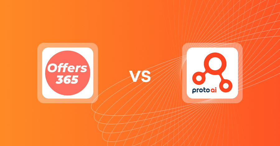 Shopify Upsell and Cross-Sell Apps: Offers365 Post Purchase Upsell vs. Proto AI Commerce