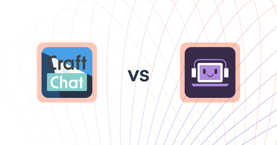 Shopify Upsell and Cross-sell Apps: CraftChat: Convert Chat to Sale vs. OmniChat ‑ ChatGPT AI Chatbot