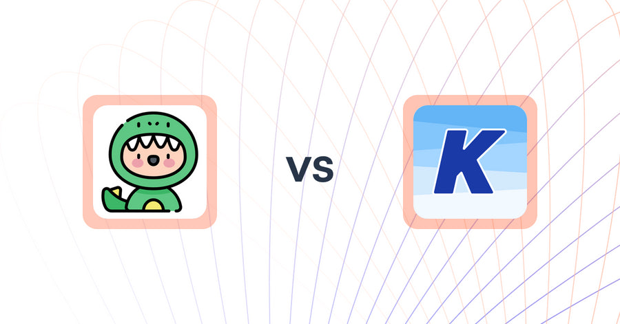 Shopify Upsell and Cross-Sell Apps: Rex: Personalized Upsell vs K: Cross Sell Related Products