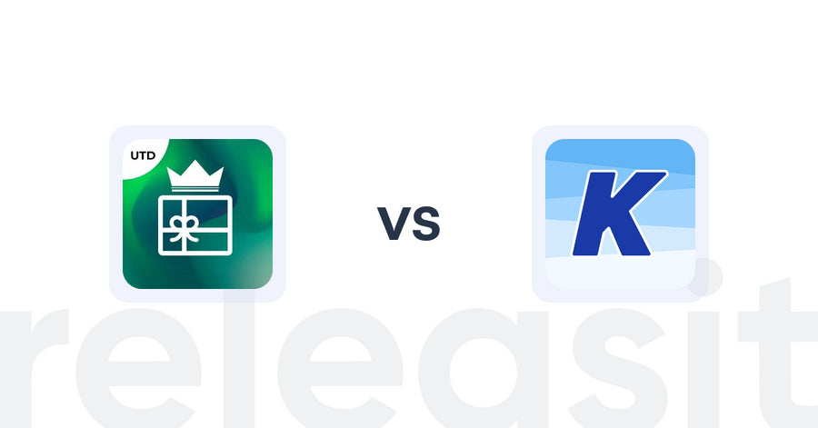 Shopify Upsell and Cross-sell Apps: Box King: Gift Bundle Builder vs K: Cross Sell Related Products