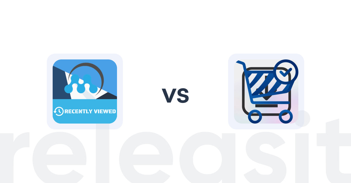 Shopify Upsell and Cross-Sell Apps: MeroxIO Recently Viewed Products vs VTN Checkout Plus