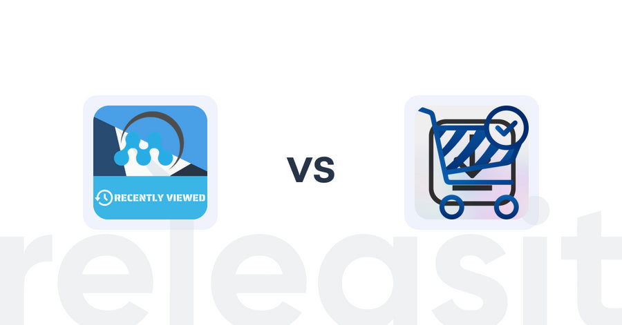 Shopify Upsell and Cross-Sell Apps: MeroxIO Recently Viewed Products vs VTN Checkout Plus