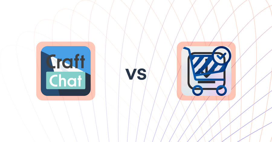 Shopify Upsell and Cross-Sell Apps: CraftChat:Convert Chat to Sale vs VTN Checkout Plus