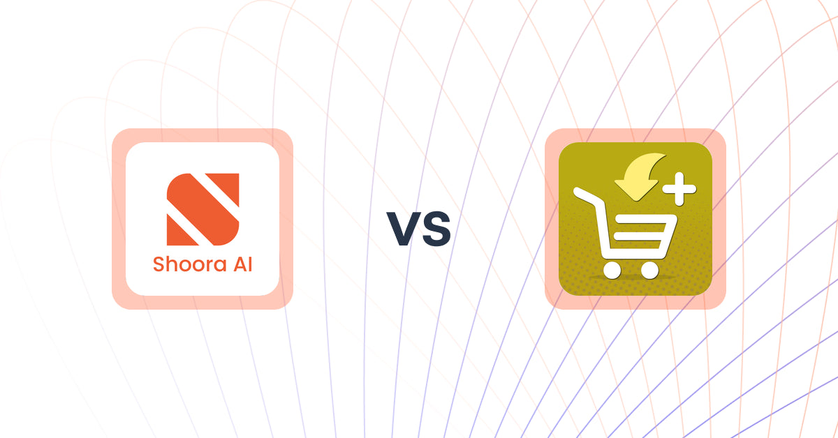 Shopify Upsell and Cross-Sell Apps: Shoora Product Recommendations vs Frequently Bought Together