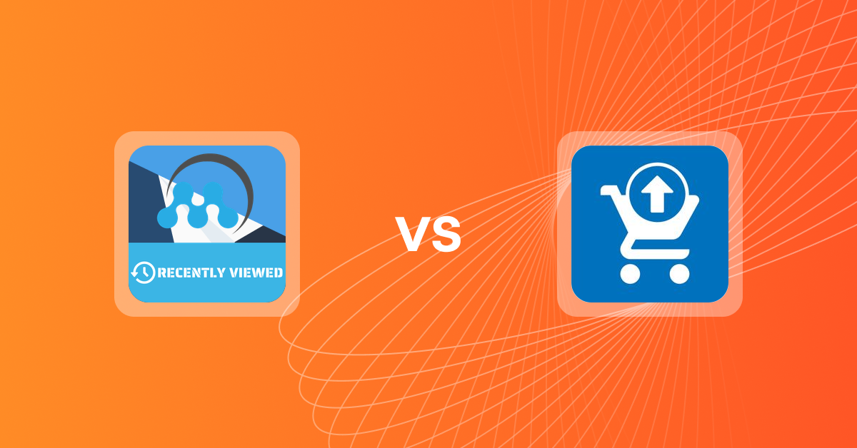 Shopify Upsell and Cross-sell Apps: MeroxIO Recent Viewed Products vs. Ecom Cart Upsell Elite