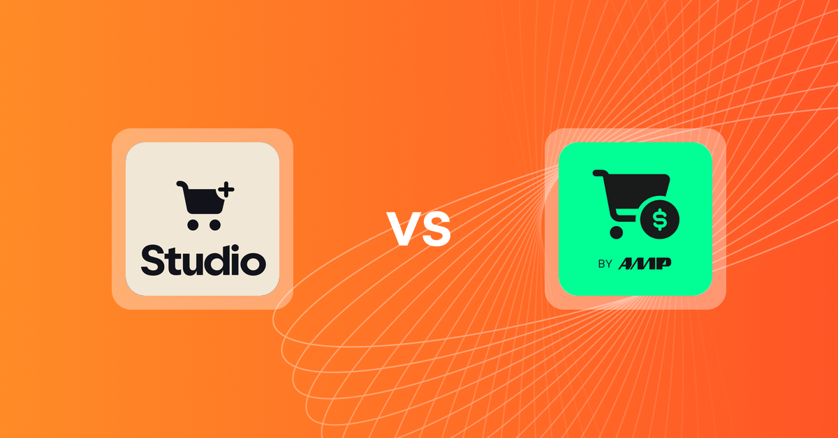Shopify Upsell and Cross-sell Apps: Checkout Upsell by Studio vs Slide Cart Drawer by AMP