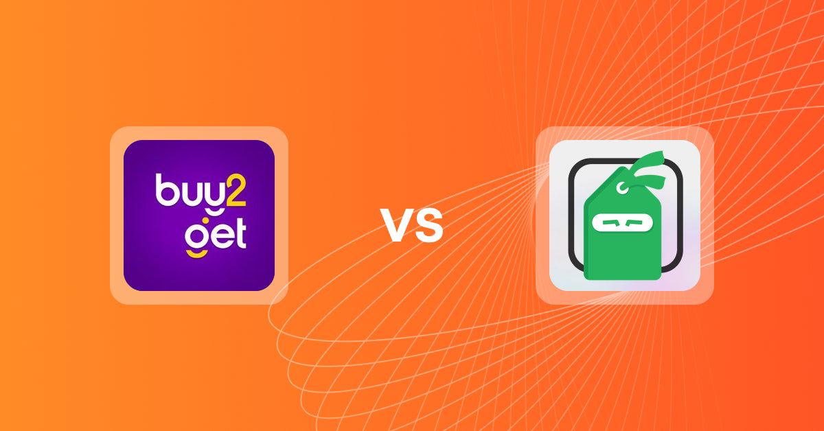 Shopify Upsell and Cross-sell Apps: Buy2Get | Buy X Get Y & BOGO vs Discount Ninja Promo Engine