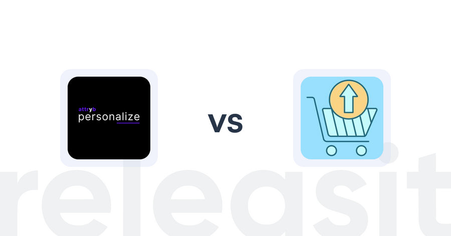 Shopify Upsell and Cross-sell Apps: Attryb Personalize vs Upsell Maxx
