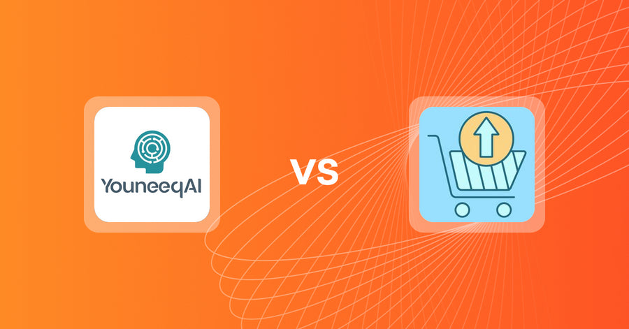Shopify Upsell and Cross-sell Apps: Youneeq AI Personalization vs Upsell Maxx
