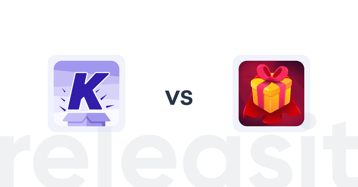 Shopify Upsell and Cross-sell Apps: K: Combo Bundle Builder & Kits vs Super: Gift Wrap, Gift Message