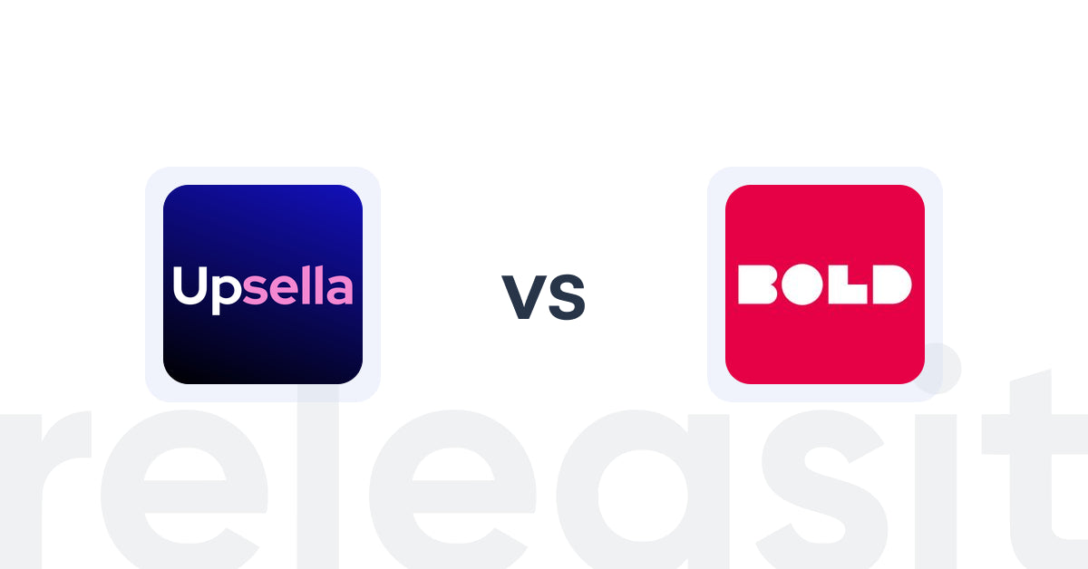 Shopify Upsell and Cross-sell Apps: Upsella vs BOLD Upsell AI Powered Upsells