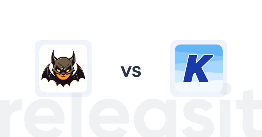 Shopify Upsell and Cross-sell Apps: Frequently Bought Together Bat vs. K: Cross Sell Related Products