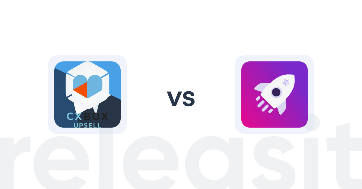 Shopify Upsell and Cross-sell Apps: CXBOX vs AOV Booster - Bundles & Upsell