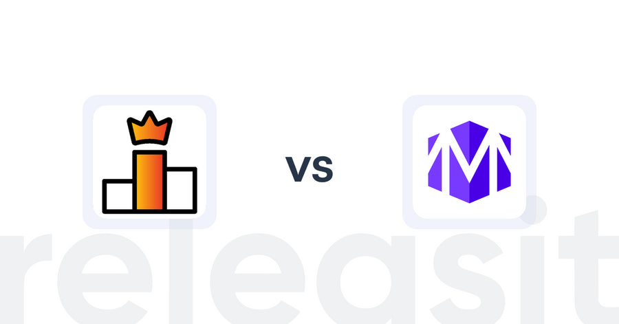 Shopify Upsell and Cross-sell Apps: Rank King: Best Seller Ranking vs Marsel: Personalize & Upsell