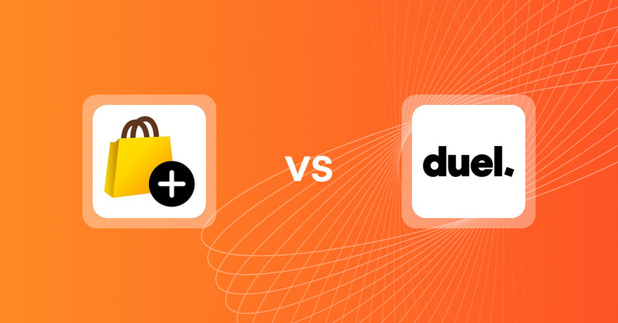 Shopify Upsell and Cross-sell Apps: あとプラ：チェックアウト拡張 & サンクスページ最適化 vs Duel | Referrals & Affiliates
