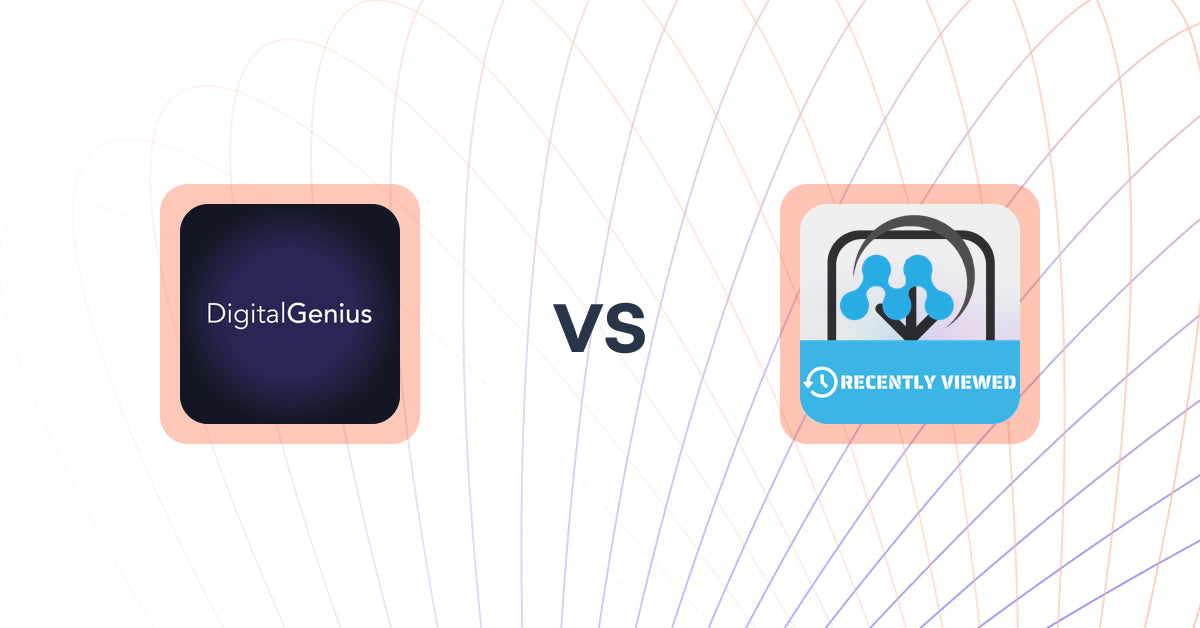 Shopify Upsell and Cross-sell Apps: DigitalGenius vs MeroxIO Recent Viewed Products