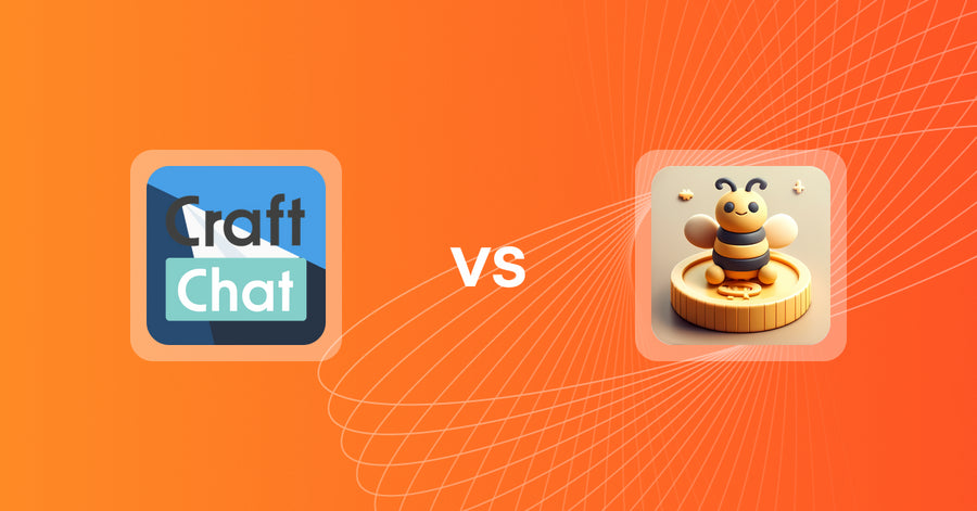 Shopify Upsell and Cross-sell Apps: CraftChat:Convert Chat to Sale vs FeeBee ‑ Fees and Deposits