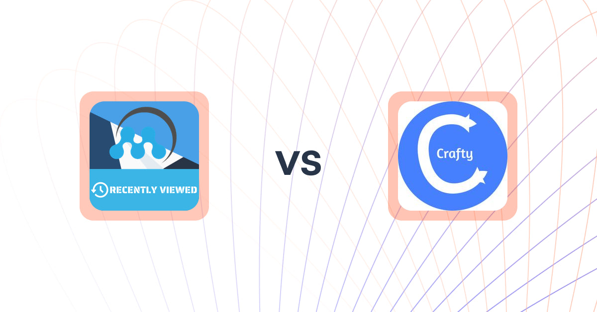 Shopify Upsell and Cross-sell Apps: MeroxIO Recent Viewed Products vs. Product Recommendations‑Crafty