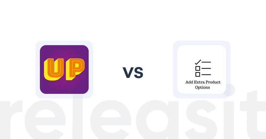 Shopify Upsell and Cross-sell Apps: UPsell Checkout Extension vs. Upsell | Extra product Add-ons