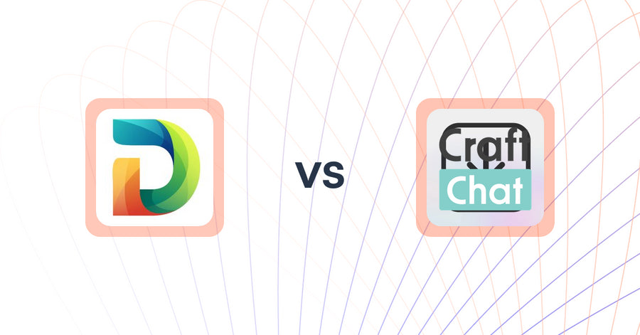 Shopify Upsell and Cross-sell Apps: Debales: AI Sales Agent vs CraftChat:Convert Chat to Sale