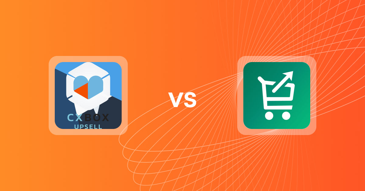 Shopify Upsell and Cross-sell Apps: CXBOX vs Simply Cartbooster