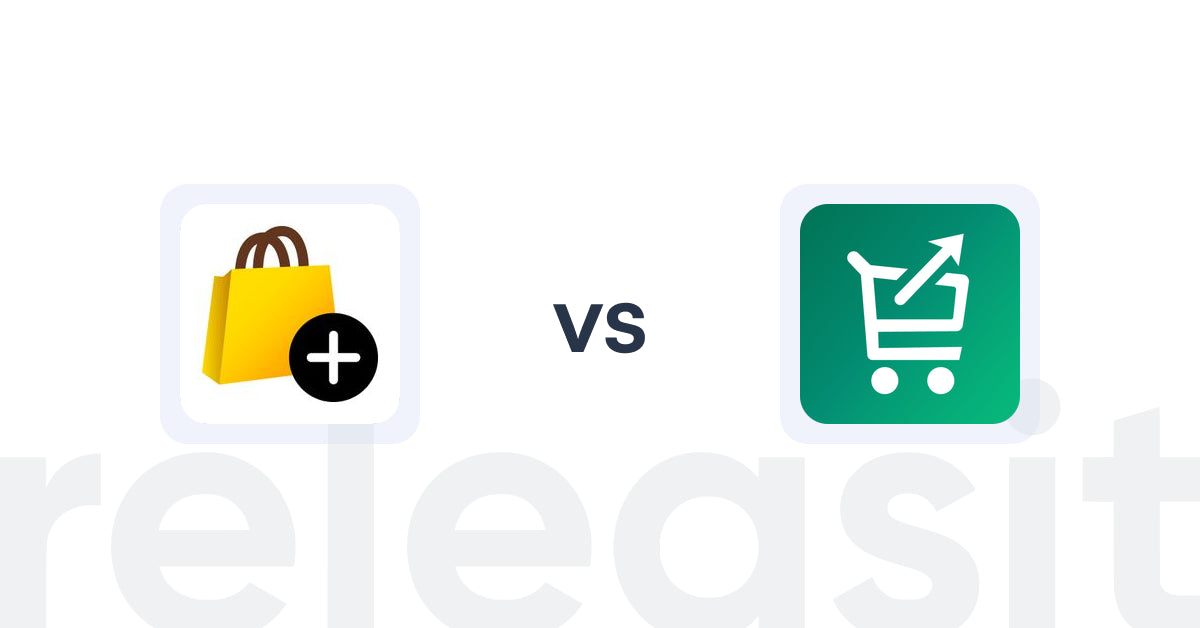 Shopify Upsell and Cross-sell Apps: あとプラ：チェックアウト拡張 & サンクスページ最適化 vs Simply Cartbooster