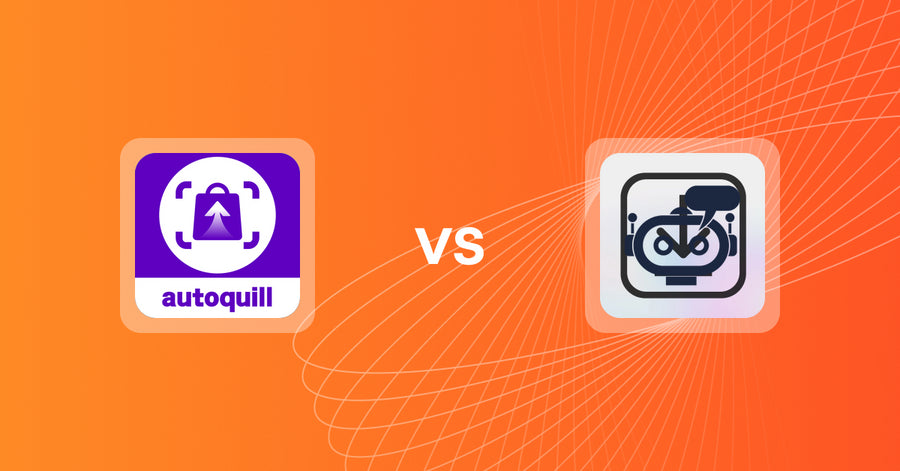 Shopify Upsell and Cross-Sell Apps: AI agent Upsell ‑ autoquill vs. RevoChat: AI Sales Chatbot