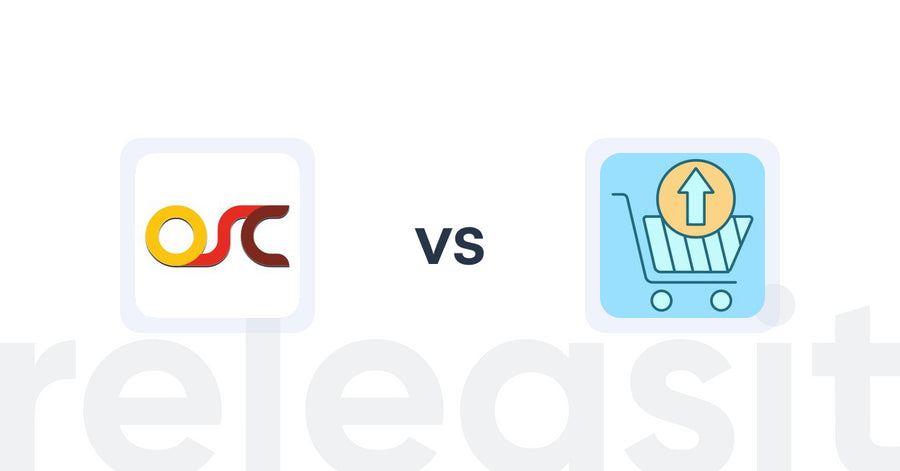 Shopify Upsell and Cross-sell Apps: OSCP Upsell & Cross Sell vs. Upsell Maxx