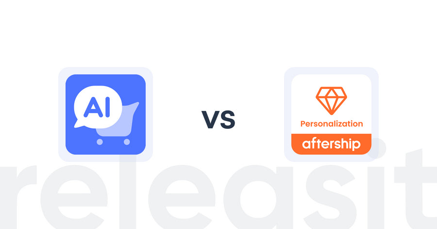 Shopify Upsell and Cross-sell Apps: AI Chatbot +GPT4 ‑ Wiseshoppal vs AfterShip Personalization