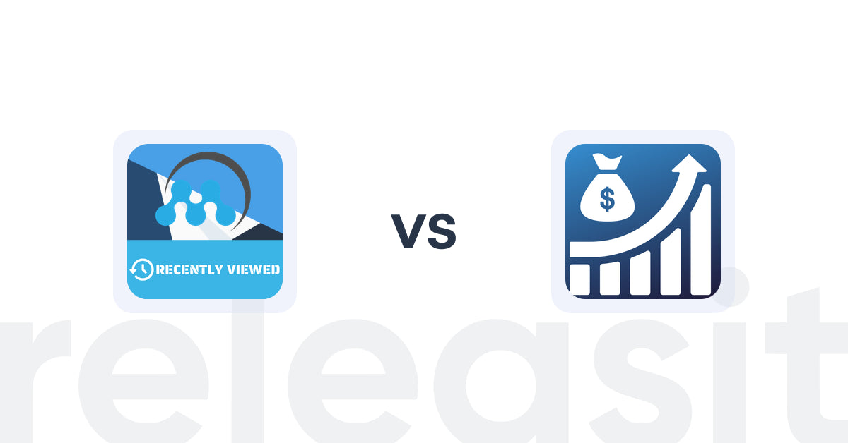 Shopify Upsell and Cross-Sell Apps: MeroxIO Recently Viewed Products vs BuyMoreNow