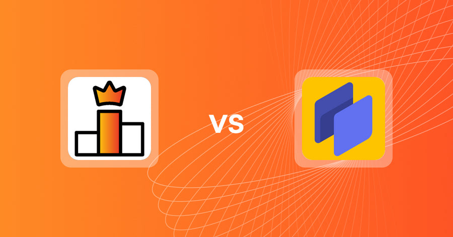 Shopify Upsell and Cross-sell Apps: Rank King: Best Seller Ranking vs SpurIT Sales Pop‑up Discount