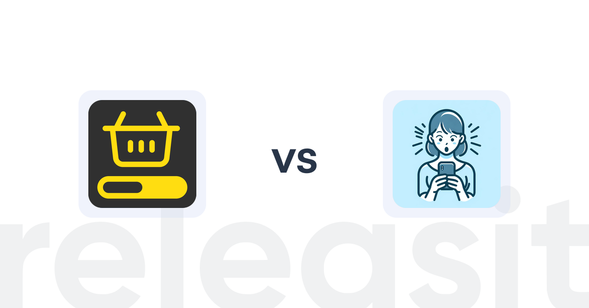 Shopify Upsell and Cross-Sell Apps: MVR Free Shipping Bar & Upsell vs. ラクラク診断ビルダー