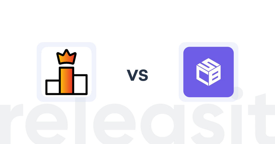 Shopify Upsell and Cross-sell Apps: Rank King: Best Seller Ranking vs THDC ‑ Simple Checkout Builder